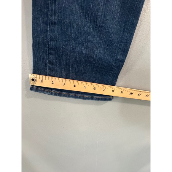 True Religion Becky Bootcut Jeans Petite Dark Wash Denim USA Made Size 26 - Picture 11 of 14